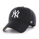 Load image into Gallery viewer, New York Yankees Black/White '47 MVP DT Snapback - Front