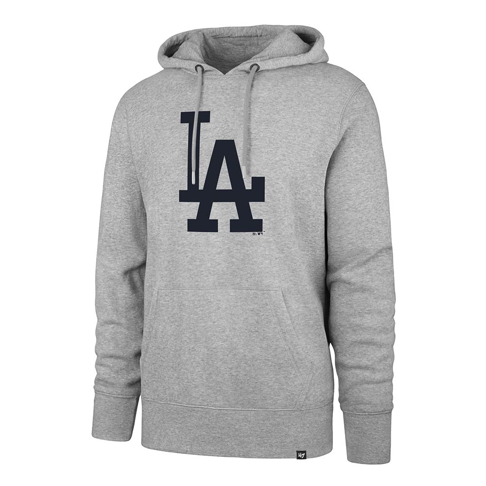 LA Dodgers logo-print hoodie