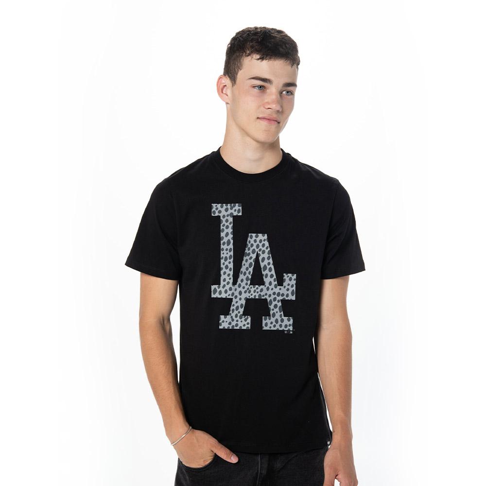 47 Brand LA Dodgers t-shirt in black with chest and back print