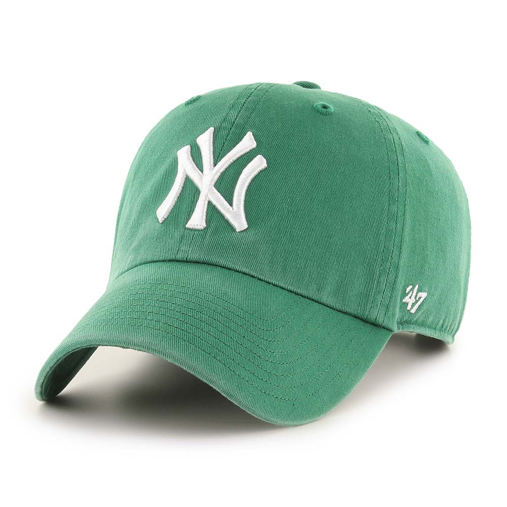 New York Yankees Green '47 CLEAN UP | Shop MLB Lifestyle Hats & Caps – '47  Brand