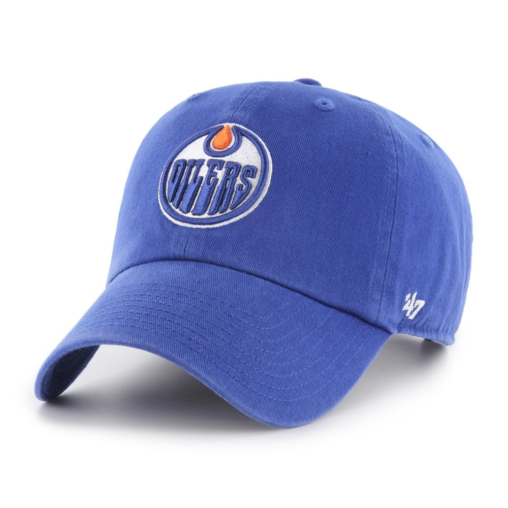 Edmonton Oilers Hat: Royal Blue Strapback Dad Hat