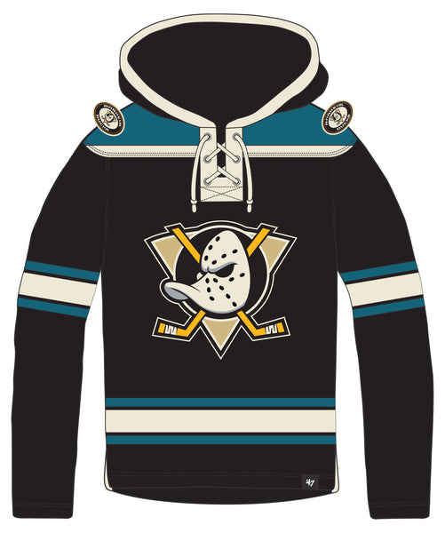 47 Brand Anaheim Ducks NHL Superior '47 Lacer Hoodie Jet Black