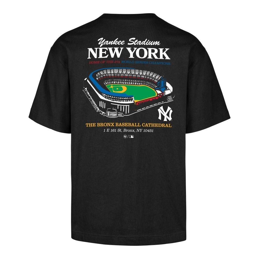 VTG 90s New York Yankees Four Aces and a Wild Card Black T