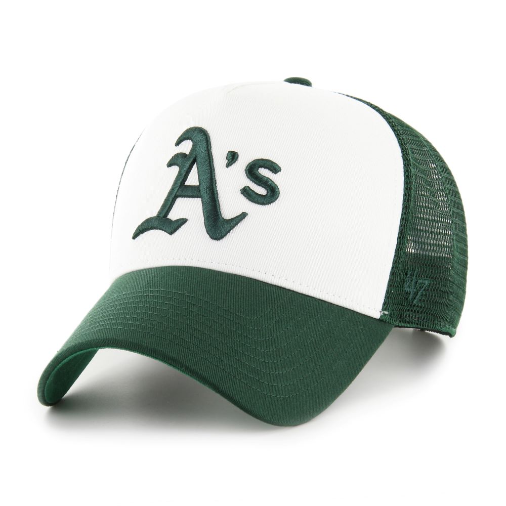 Oakland Athletics White/Dark Green Ballpark Mesh TT 47 OFFSIDE DT