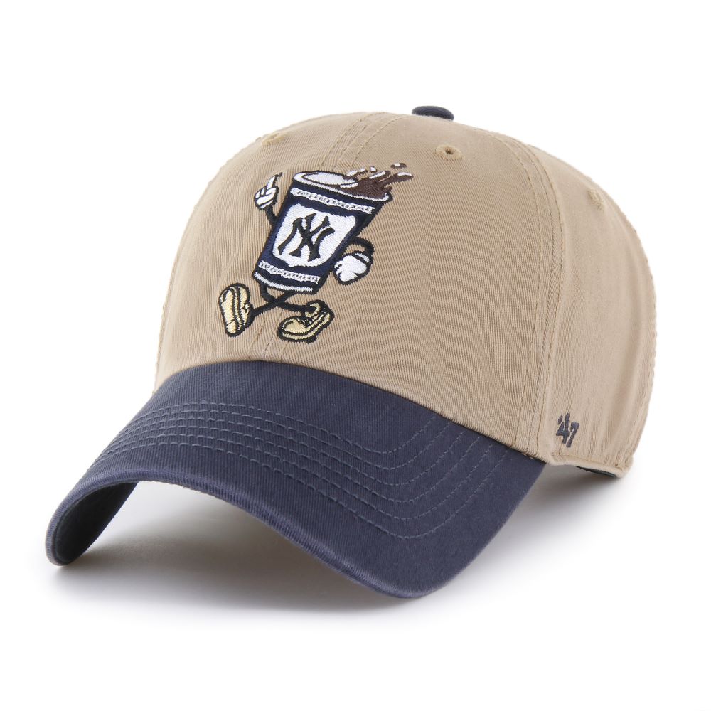 New York Yankees Khaki Cartoon Icon 47 CLEAN UP