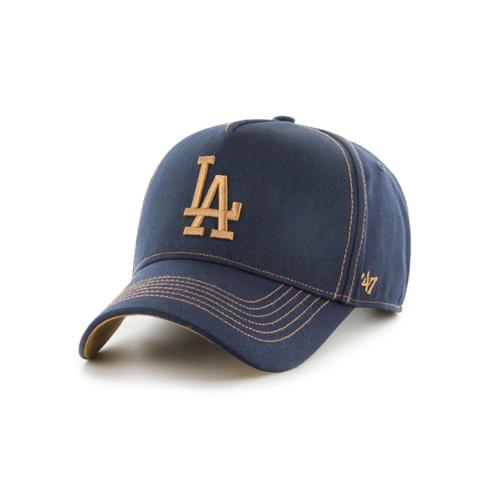 Los Angeles Dodgers Navy/Tobacco Contrast Stitch '47 MVP DT
