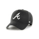 Load image into Gallery viewer, Atlanta Braves Black/White &#39;47 MVP DT SNAPBACK

