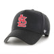 Load image into Gallery viewer, St. Louis Cardinals Black/Team &#39;47 MVP DT SNAPBACK
