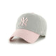 Load image into Gallery viewer, New York Yankees Gray/Pink Two Tone 47 CLEAN UP
