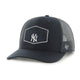 Load image into Gallery viewer, New York Yankees Navy Ridgeline &#39;47 TRUCKER
