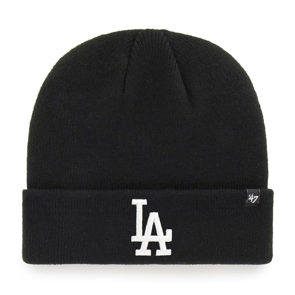 Los Angeles Dodgers Black/White Raised 47 CUFF KNIT