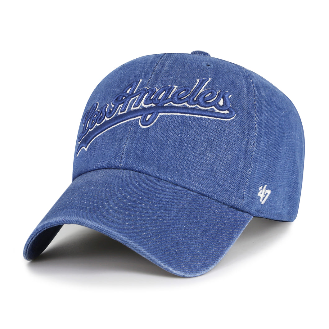 Los Angeles Dodgers Timber Blue Script Lennon 47 CLEAN UP