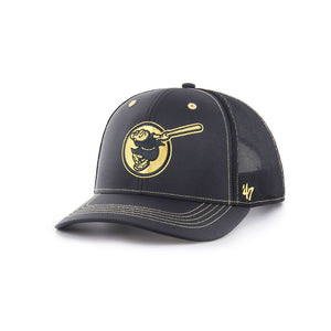 San Diego Padres Black Xray '47 TRUCKER