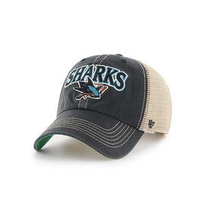 San Jose Sharks Vintage Black Tuscaloosa '47 CLEAN UP