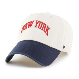 City New York Sandstorm/Navy/Red Script Two Tone 47 CLEAN UP