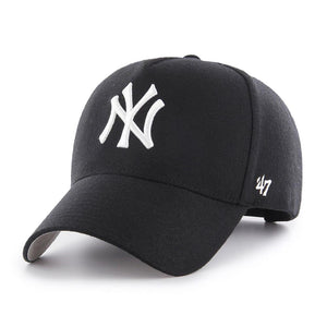 New York Yankees Black/White '47 MVP DT Snapback - Front