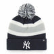 Load image into Gallery viewer, New York Yankees Navy Breakaway &#39;47 Cuff Knit Beanie - Front
