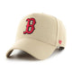Load image into Gallery viewer, Boston Red Sox Khaki Replica &#39;47 MVP DT Snapback Cap - Front
