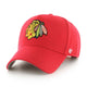 Load image into Gallery viewer, Chicago Blackhawks Red &#39;47 MVP DT Snapback - Front
