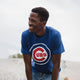 Load image into Gallery viewer, Chicago Cubs Men&#39;s Royal Imprint ’47 Echo Tee - Alt
