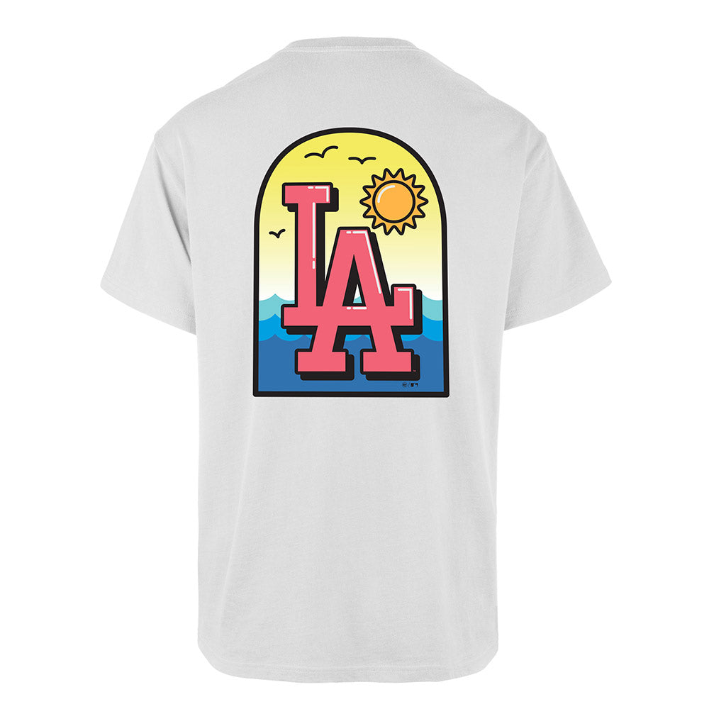 Order 47 Brand MLB Los Angeles Dodgers Backer '47 ECHO Tee white