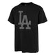 Load image into Gallery viewer, Los Angeles Dodgers Men&#39;s Black Flocked ’47 Brand Echo T-Shirt
