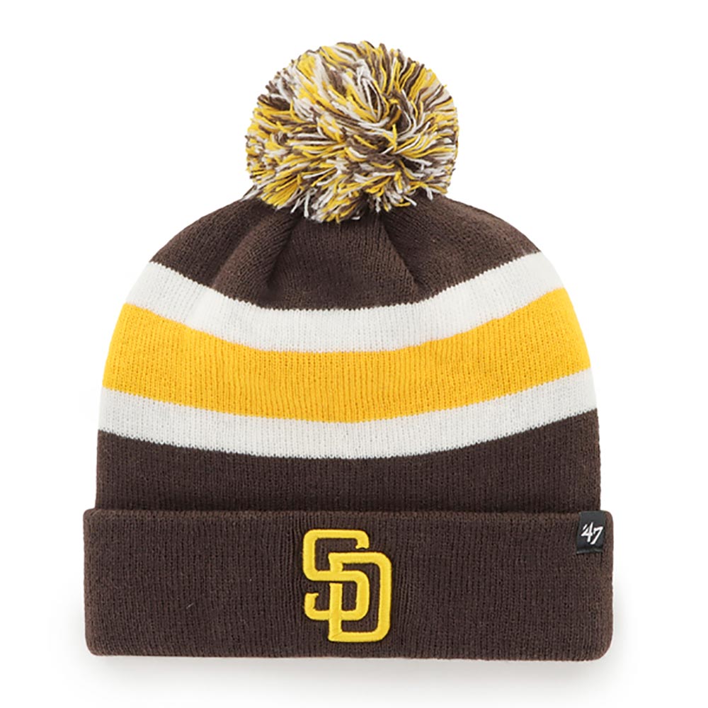 San Diego Padres Brown Breakaway '47 CUFF KNIT - Front