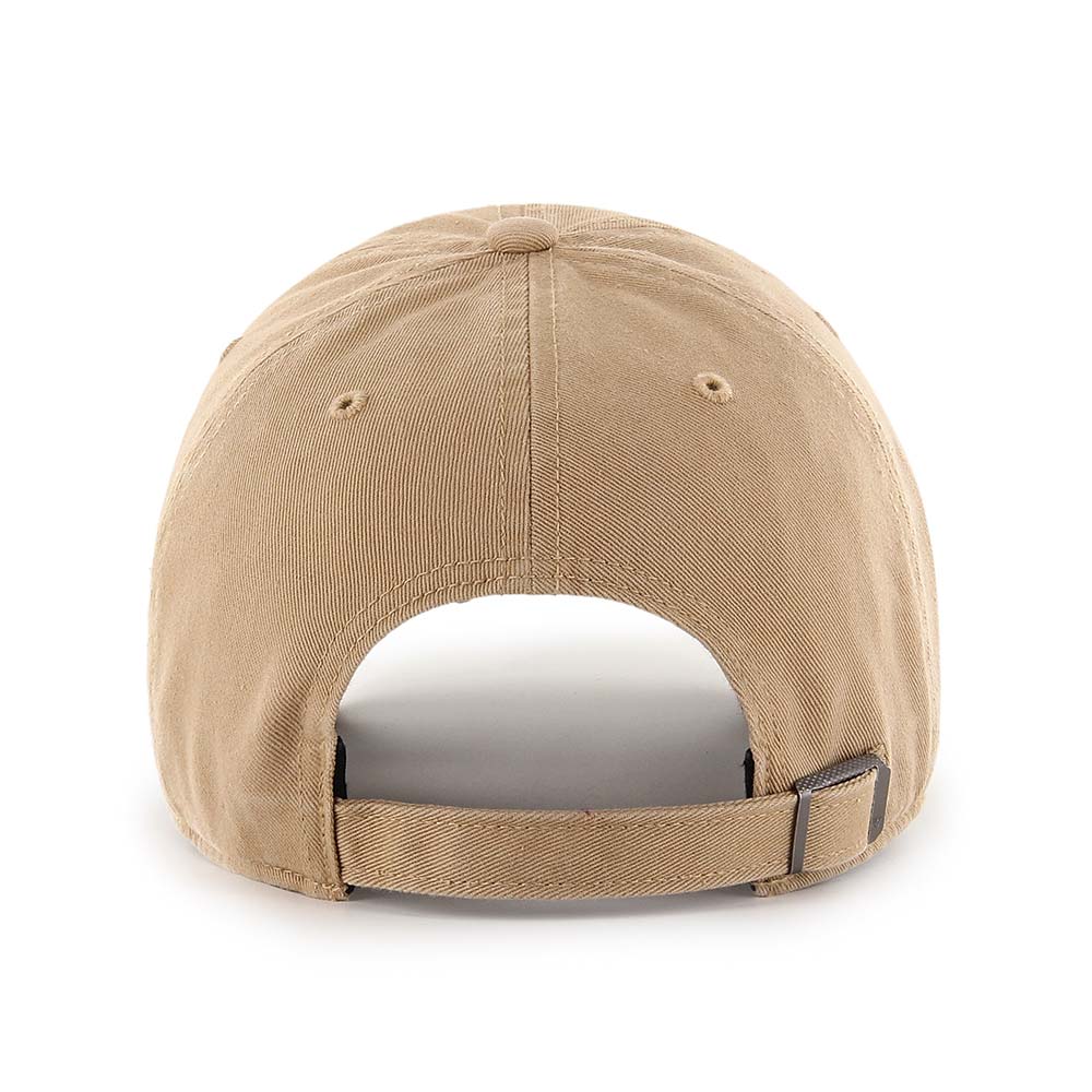 Los Angeles Dodgers Base Runner Mini Logo Cap Khaki - Burned Sports