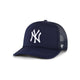 Load image into Gallery viewer, New York Yankees Navy Foam Front Mesh &#39;47 TRUCKER FM
