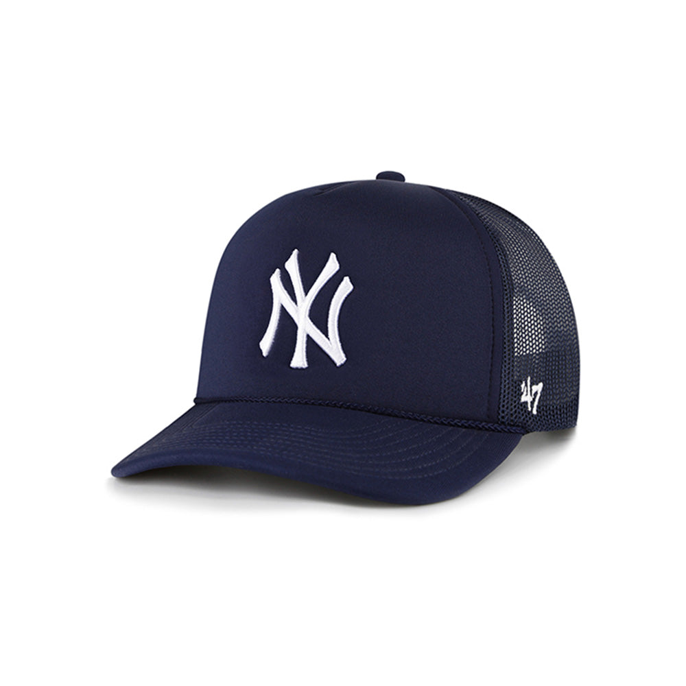 New York Yankees Navy Foam Front Mesh '47 TRUCKER FM