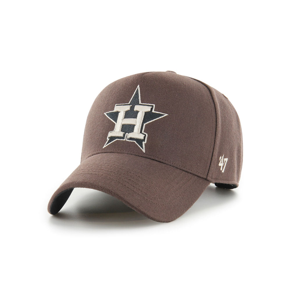 Houston Astros Brown/Sail Replica '47 MVP DT SNAPBACK - Front