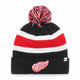 Load image into Gallery viewer, Detroit Red Wings Black Breakaway &#39;47 Cuff Knit Beanie - Front
