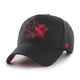 Load image into Gallery viewer, San Jose Sharks Black/Red Replica ‘47 MVP DT Snapback - FRONT
