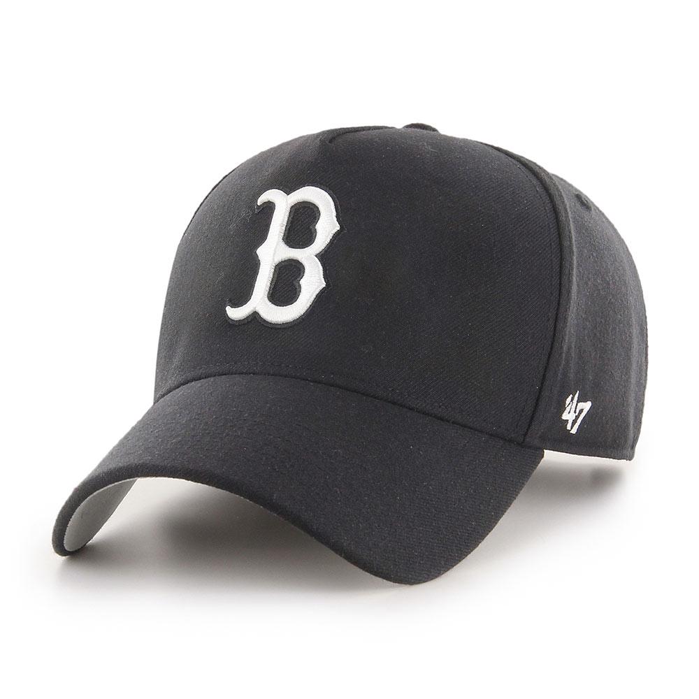 Boston Red Sox Black/White '47 MVP DT Snapback - Front