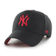 Load image into Gallery viewer, New York Yankees Black/Red Replica ‘47 MVP DT Snapback - FRONT
