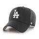 Load image into Gallery viewer, Los Angeles Dodgers Black/White &#39;47 MVP DT Snapback - Front

