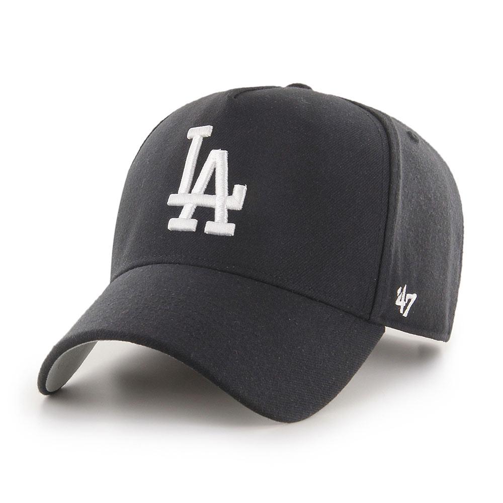 Los Angeles Dodgers Black/White '47 MVP DT Snapback - Front