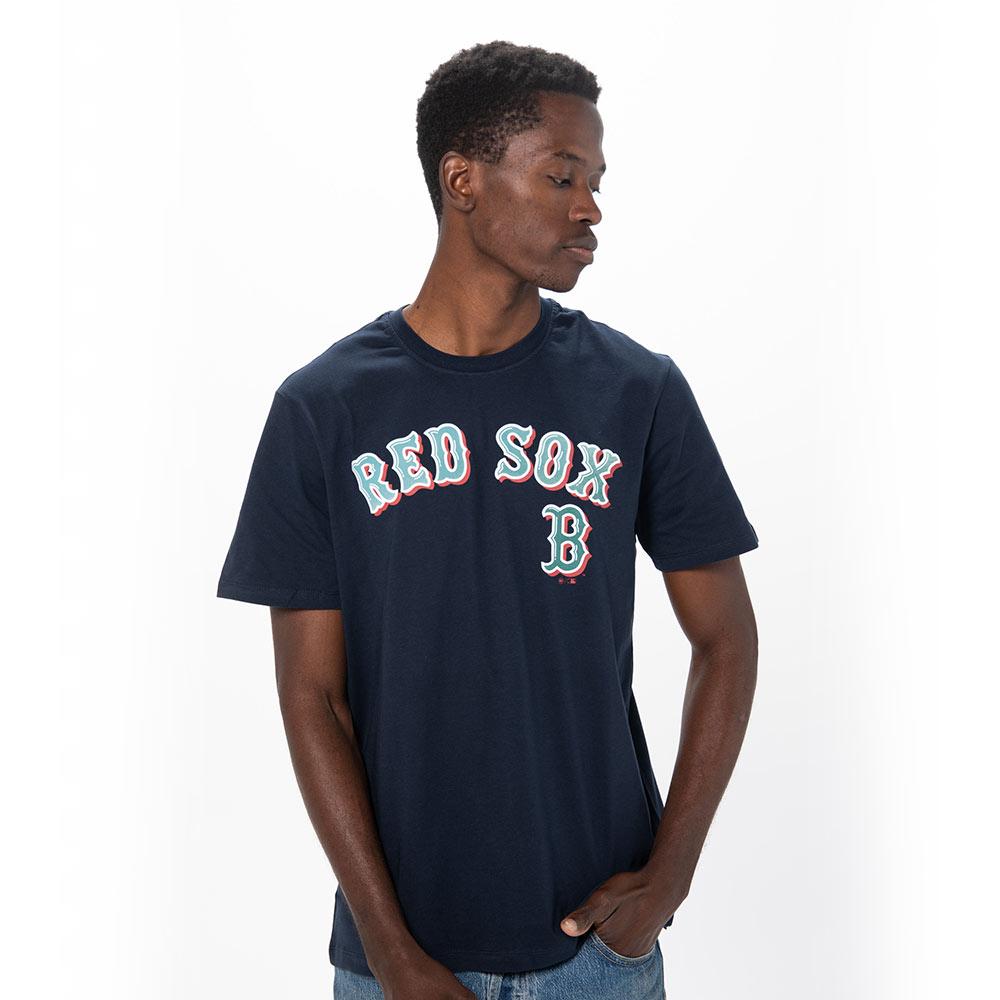 Boston Red Sox Men's Navy Puffed ’47 Echo Tee